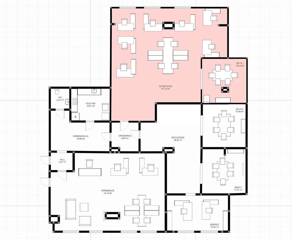 Okulickiego Lokale - 85, 77  i 108 m² - parking - Pełny obrazek: 5/11