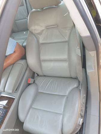 Interior Audi A8 S-Line Piele Crem - 4