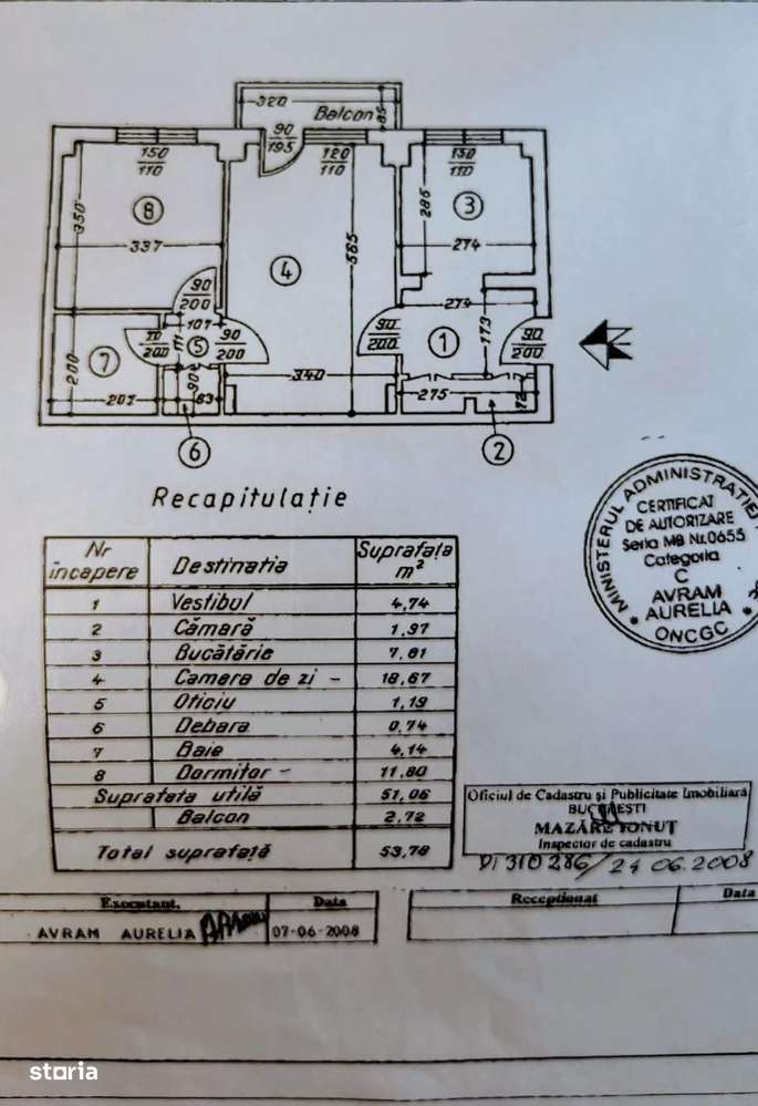 Vând apartament 2 camere în DRISTOR, str. Râmnicu Sărat - Imagine principală: 1/9