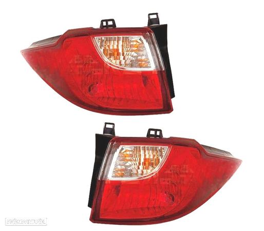 FAROLINS PARA MAZDA 5 10- BRANCO VERMELHO - 1