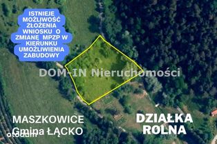 Działka w Maszkowicach(gmina Łącko)