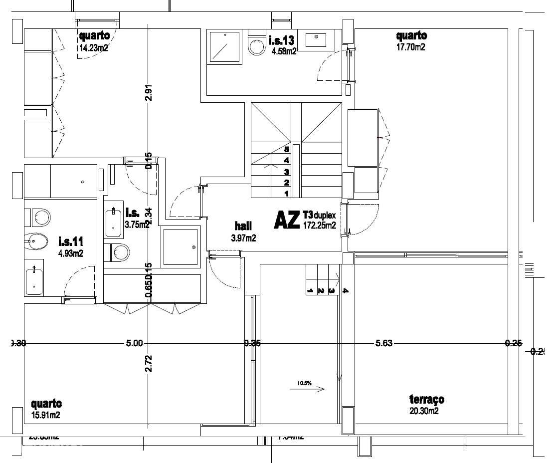Apartamento T3 Duplex || Edifício Plaza || Leiria-24