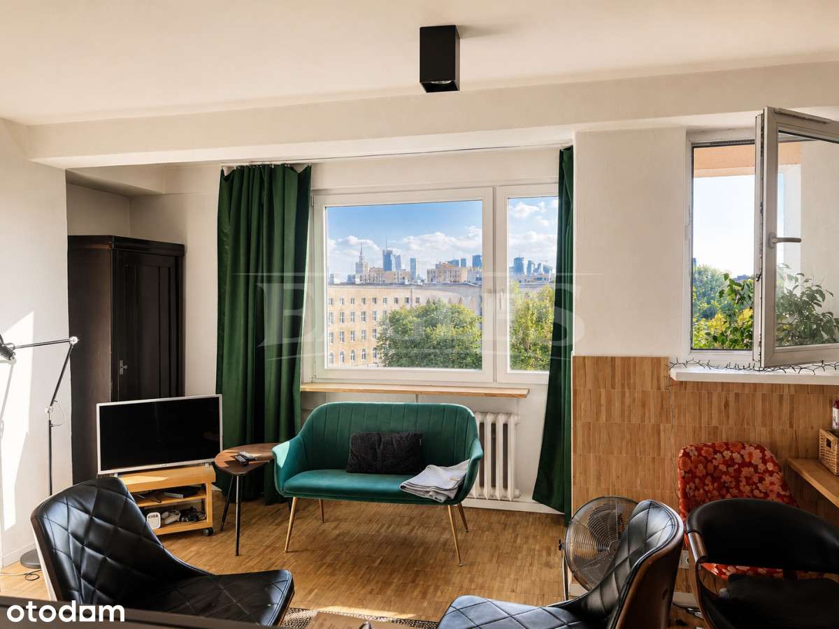 Mieszkanie 30 m² z widokiem na Centrum