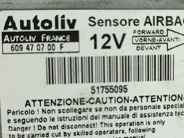 Centralina De Airbag Fiat Linea (323_, 110_) - 5