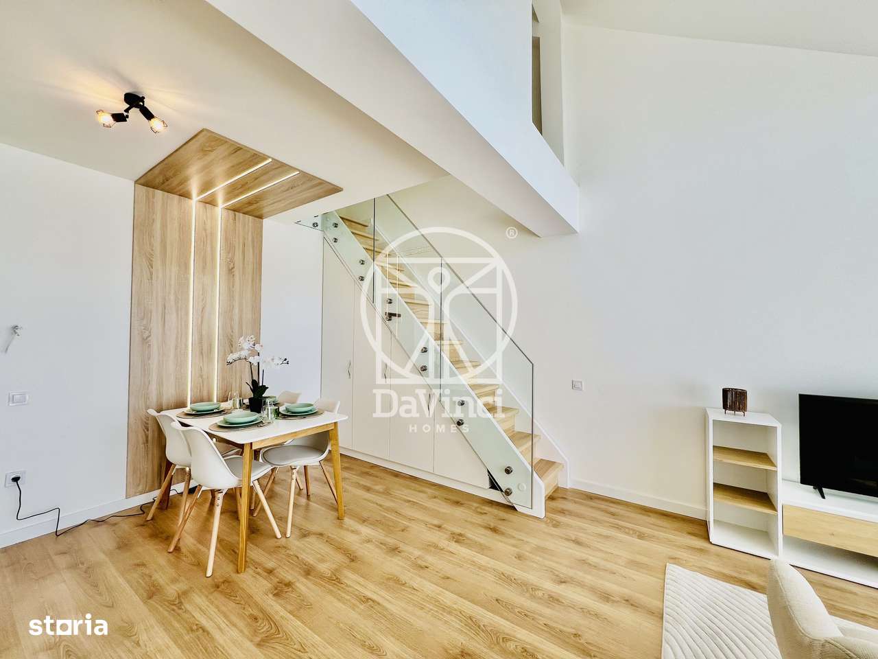 Penthouse 2 camere, 2 bai, incalzire pardoseala, aer conditionat - Imagine principală: 3/18