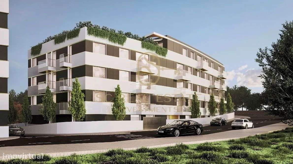 T1+1 com terraço a 300m do Parque São Paio em Lavadores - Grande imagem: 5/14