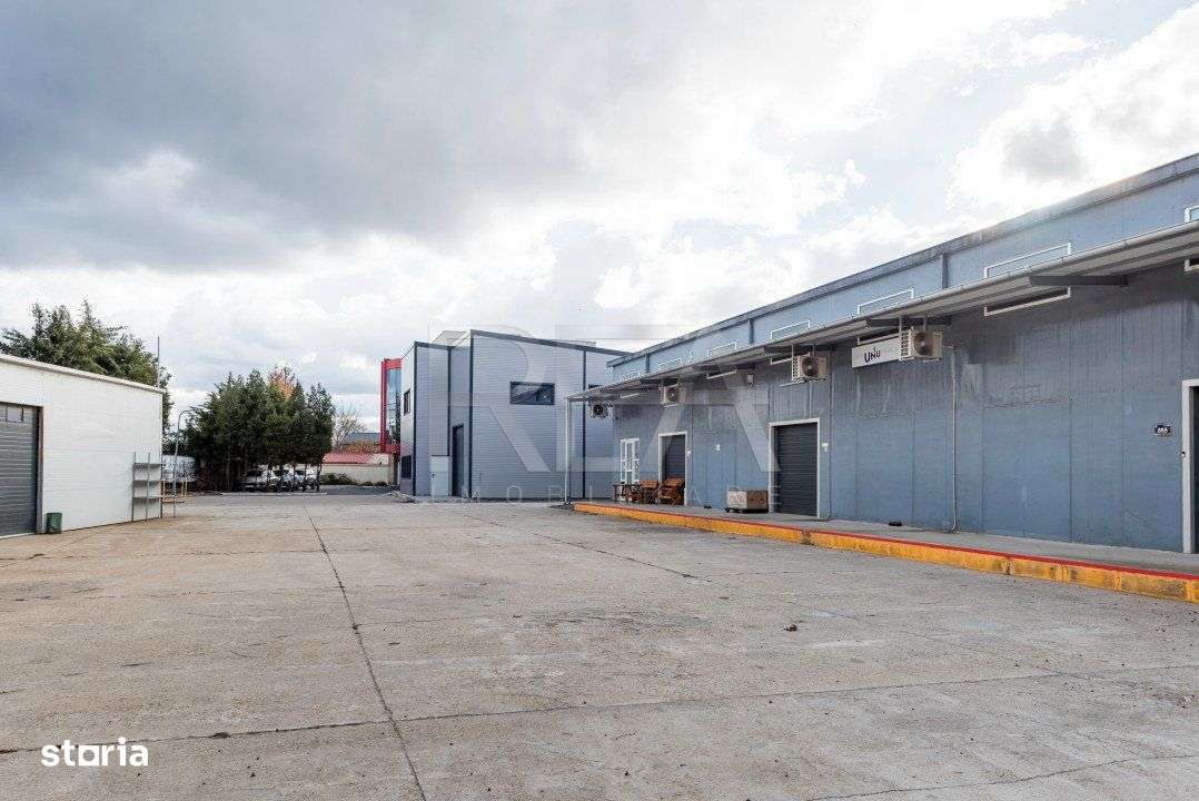 Hale depozitare/productie + Cladire de birouri | Teren 4213 m.p. | Tun - Imagine principală: 1/19