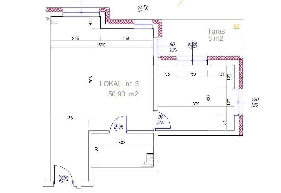 Mieszkanie, 51 m², Kutno-8