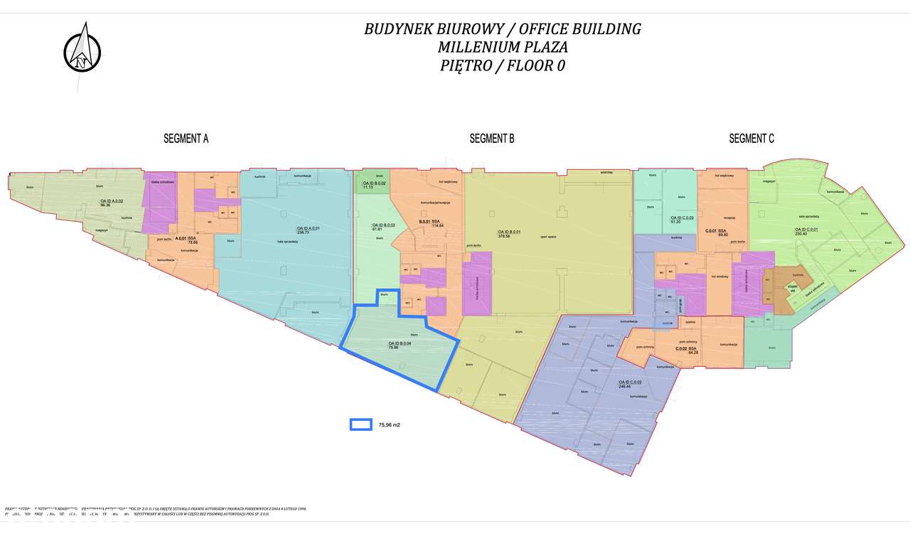 Bez prowizji! Biuro na parterze 76 m² przy autostradzie A4 | Katowice-4