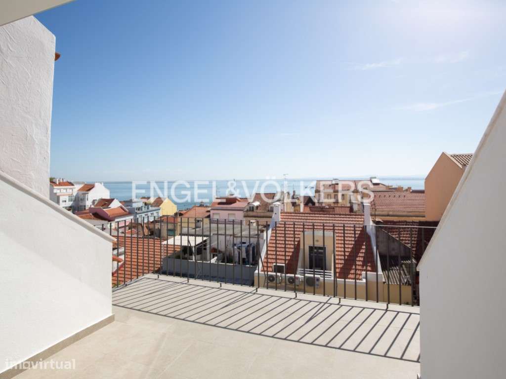 Apartamento T2 Duplex c/ Terraço e Vista para o Rio Tejo, em São Vi... - Grande imagem: 5/27