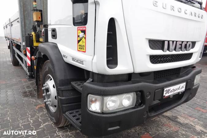 Iveco EUROCARGO 160E25 / 4X2 / CUTIE - 7.5 M + HDS HYVA 911 / PILOT / ROTATOR / EURO 5 / - 16