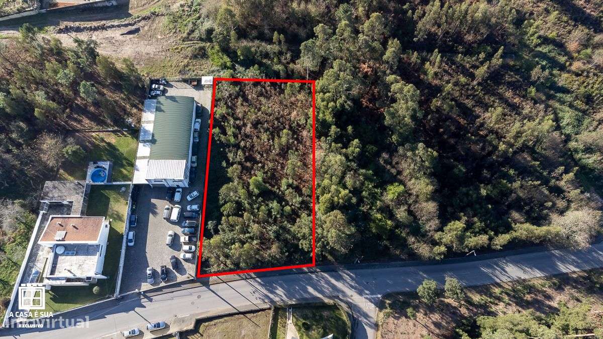 Terreno com 2170 m2 para construção em Souto - Exclusivo - Grande imagem: 2/10