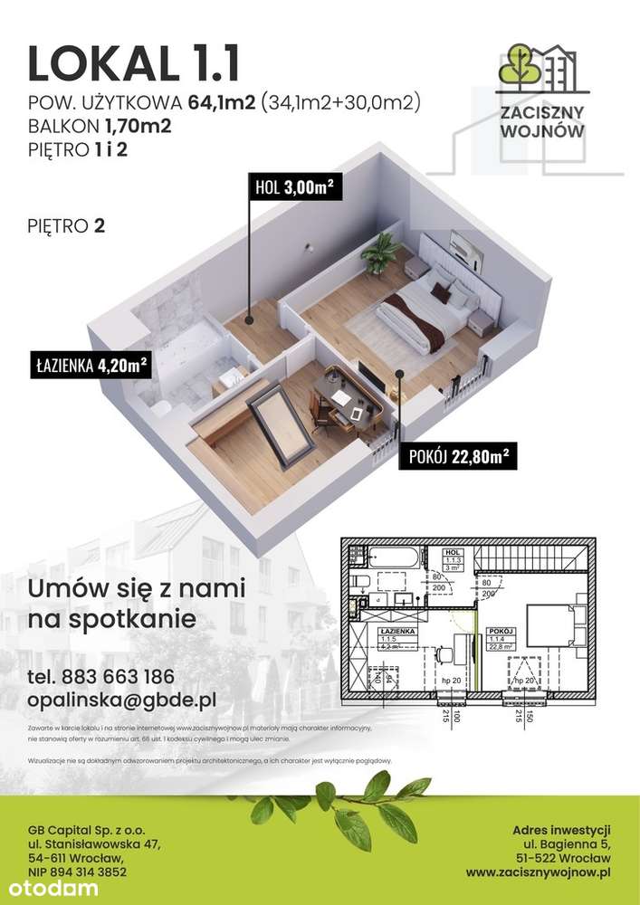 Wyjątkowo przestronne i przeszklone 3 pok.!-9