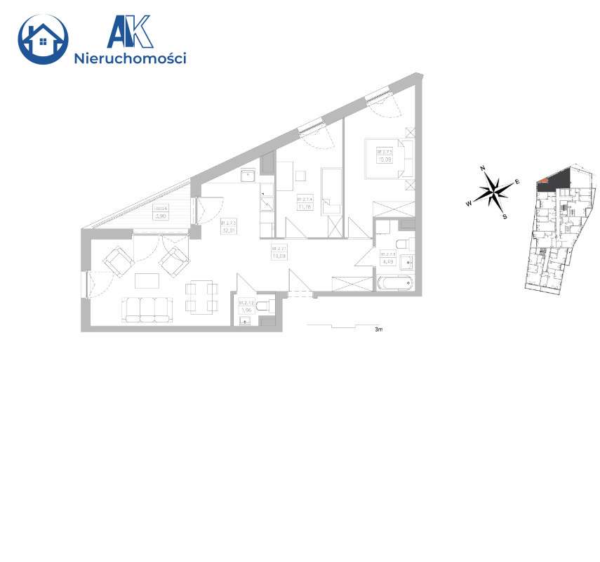 Nowe 3-pokojowe mieszkanie- wykończenie pod klucz-2
