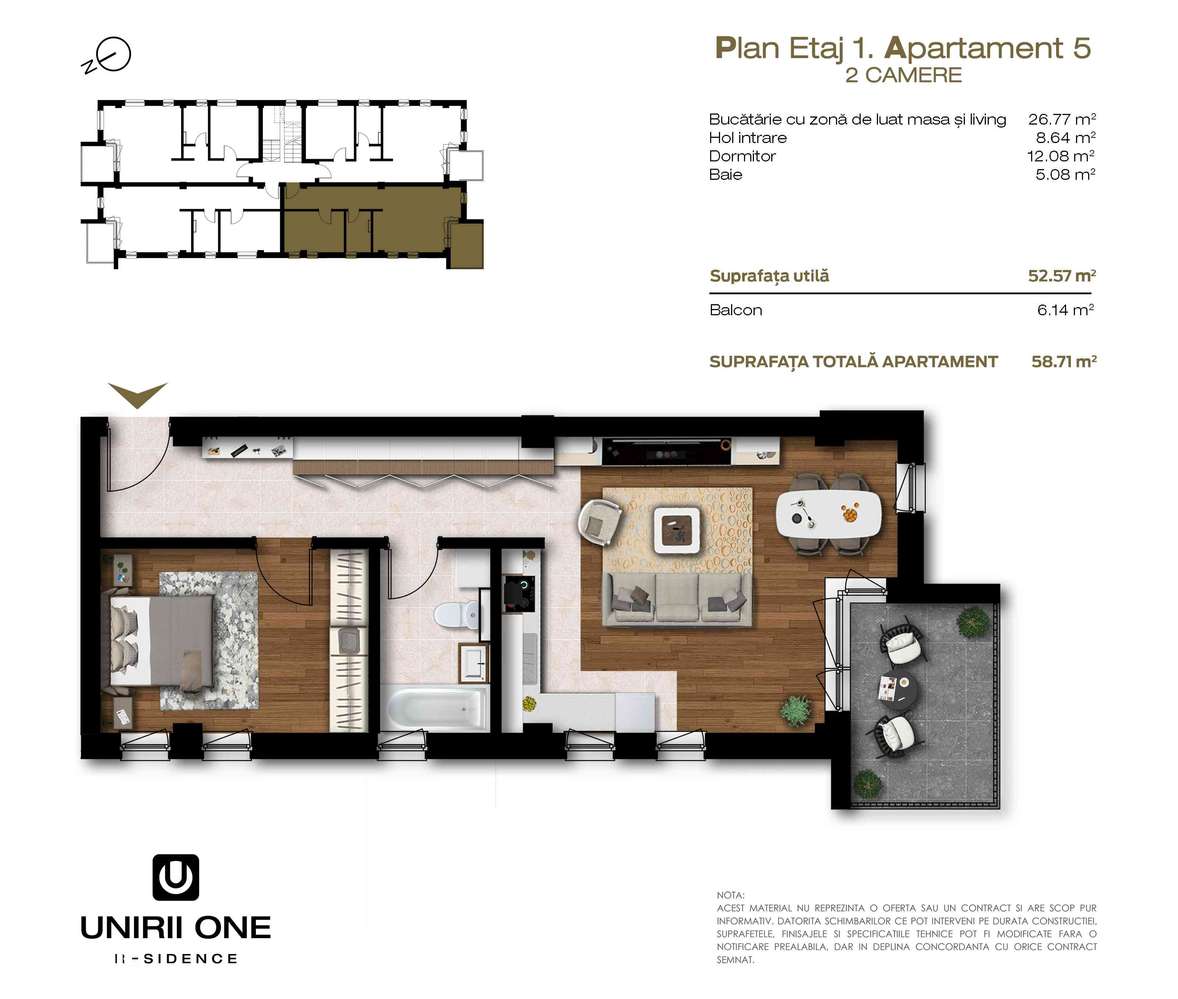 Apartament nou cu CF!-8