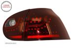 Stopuri LED VW Golf V 5 (2004-2009) Rosu Inchis- livrare gratuita - 2