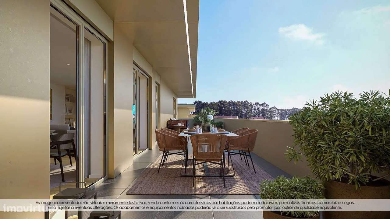 T2 Novo c/ Terraço e Lugar de Garagem Duplo em Arcozelo-8