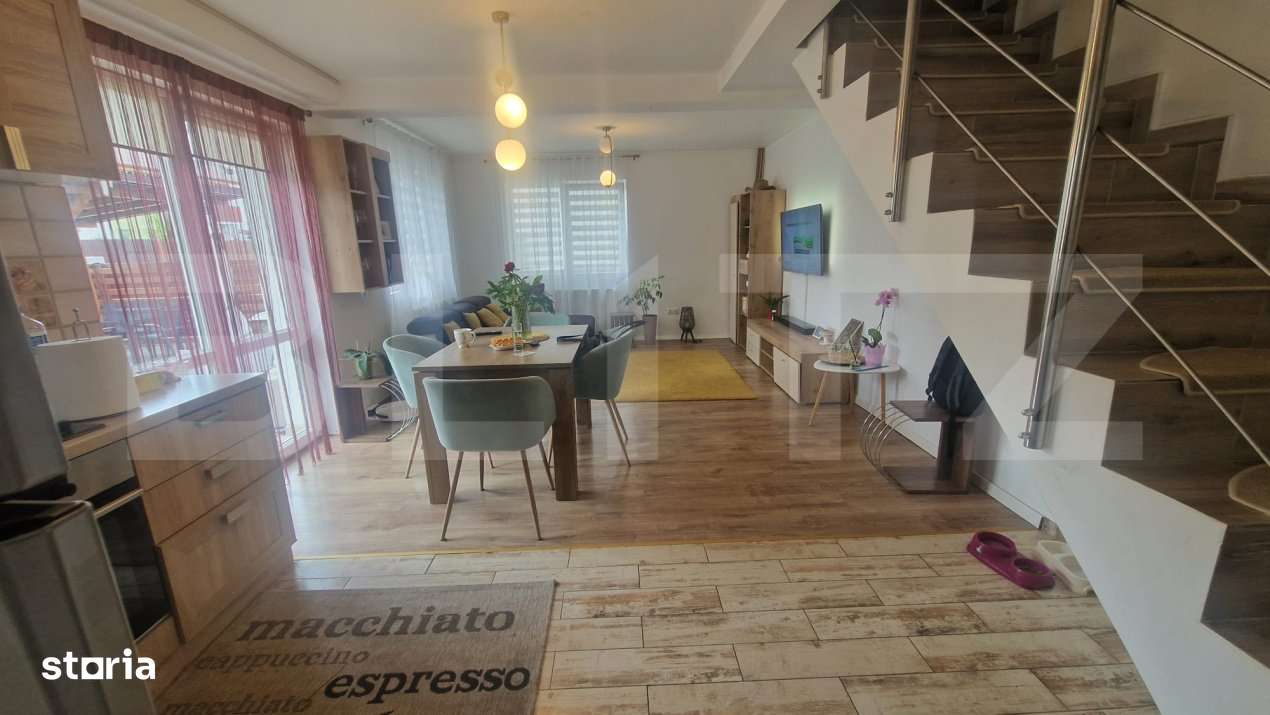 Duplex  3 camere cu terasa ,teren ,  insorita ,in Brasov la 5 min de C - Imagine principală: 2/15