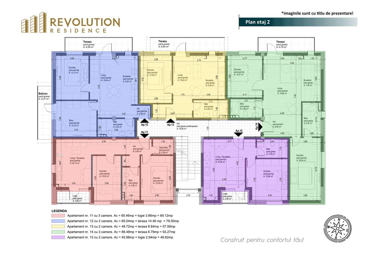 COMISION 0% - Apartamente 3 camere - Oltului 13C, Baia Mare-6