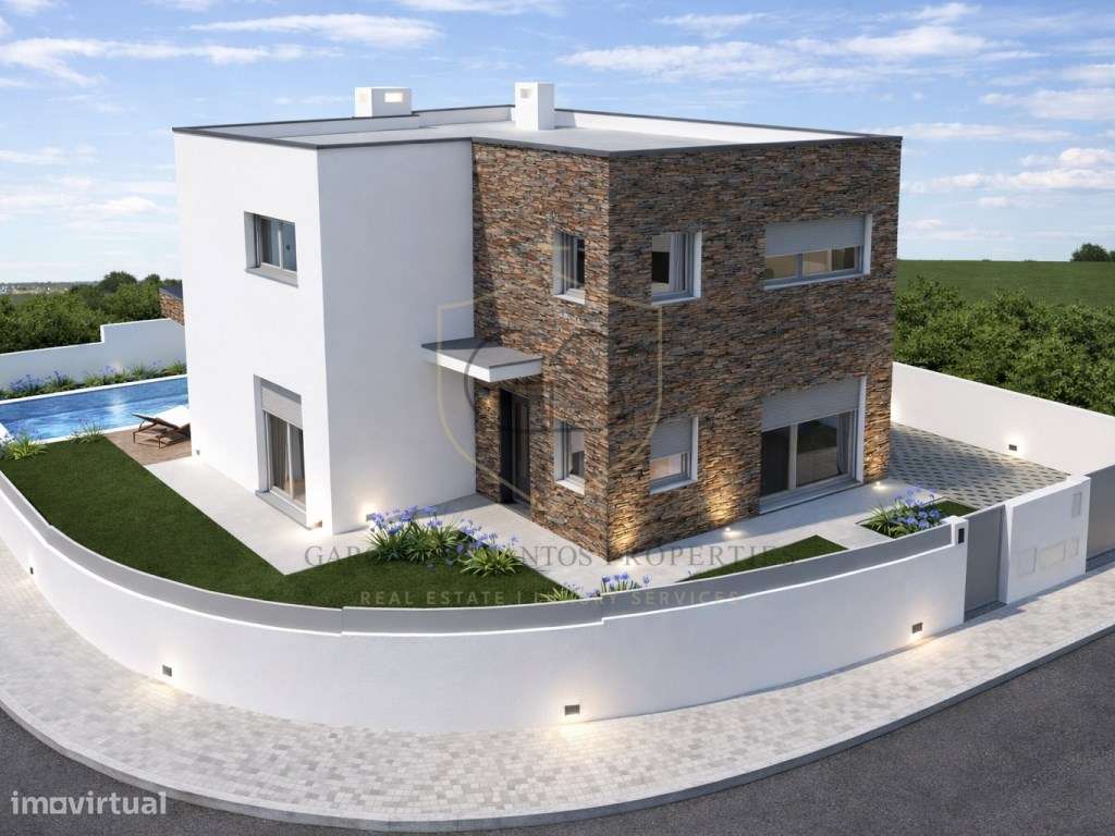 Moradia T4 Nova com Piscina Aquecida, Garagem e Jardim - Grande imagem: 5/19