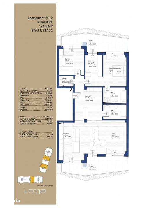 Apartament de lux 165 mp, 3 camere Copou-Lojja. comision 0% - Imagine principală: 5/12