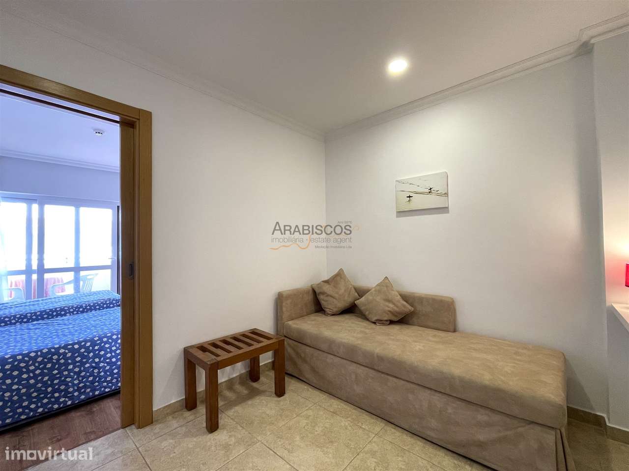 T0 com Vista Mar - Kitchinette - Licença Alojamento Local - Mobilado e - Grande imagem: 4/16