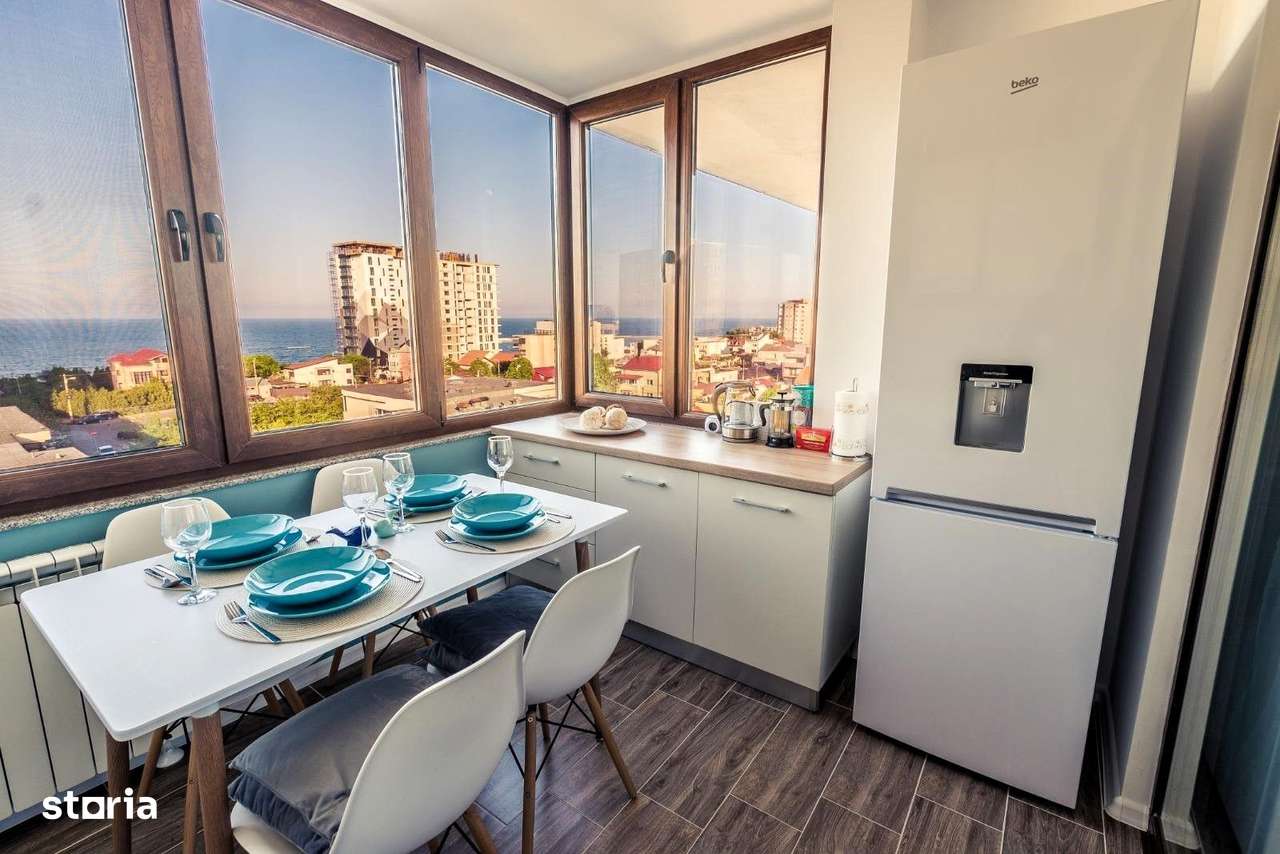 Faleza Nord – Reyna | Apartament 3 camere, bloc nou, vedere la mare - Imagine principală: 3/14