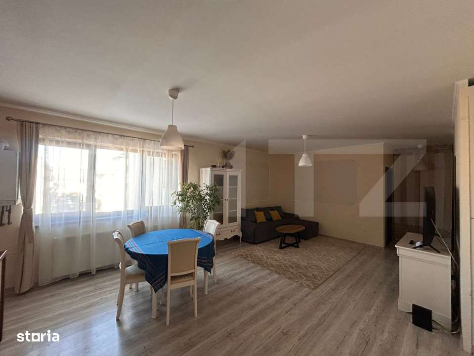 Apartament 2 camere, 55 mp + balcon, mobilat modern, parcare, zona Pol - Imagine principală: 2/6