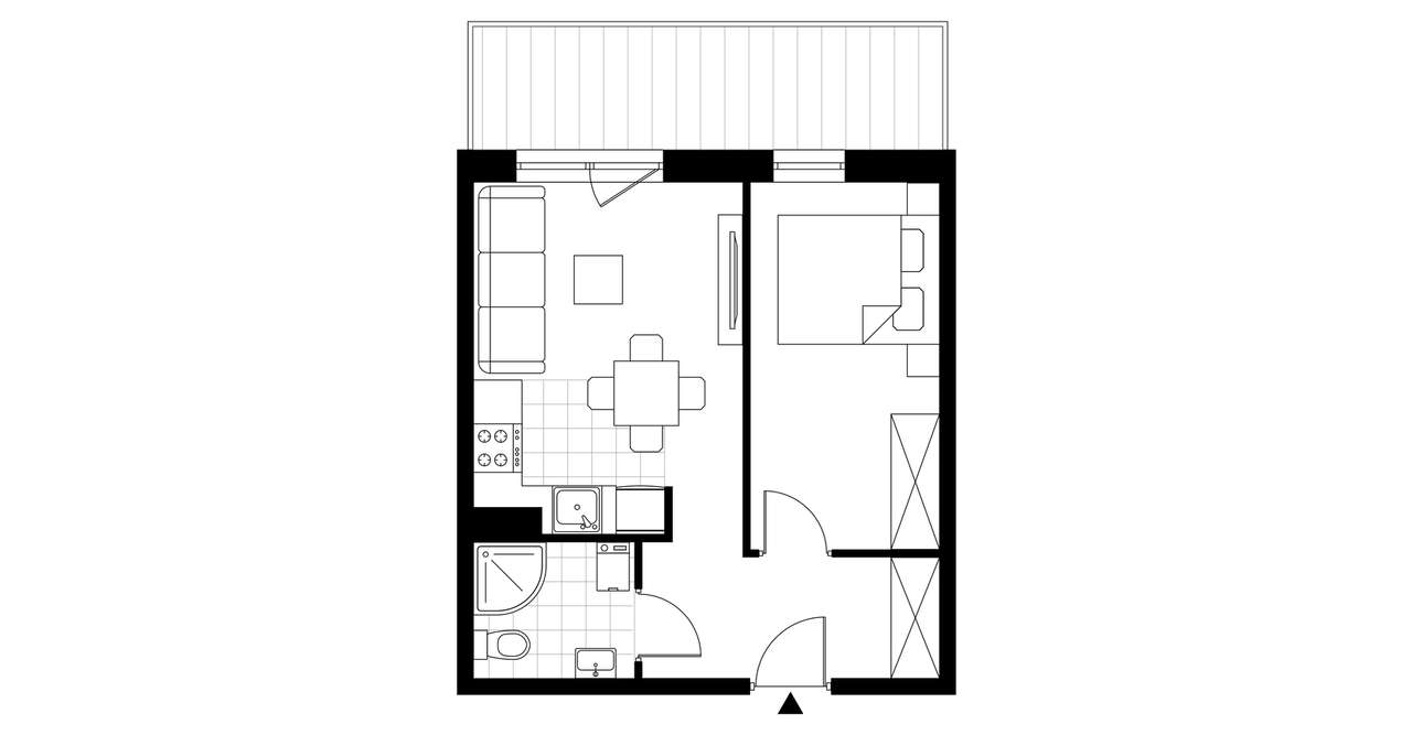Zakątek Łokietka | mieszkanie 2-pok. | B5 - Pełny obrazek: 4/7