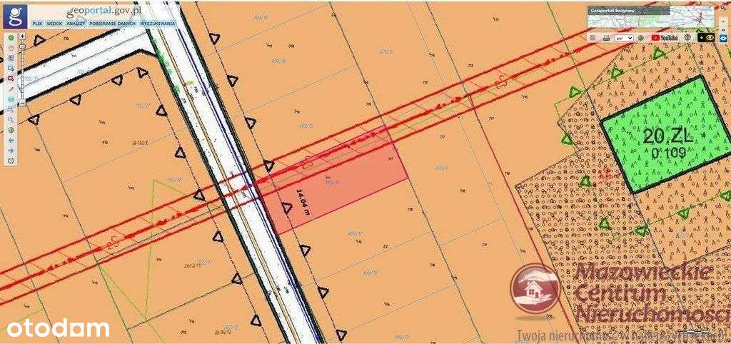 Działka budowlana - prąd, woda, światłowód - Pełny obrazek: 5/7