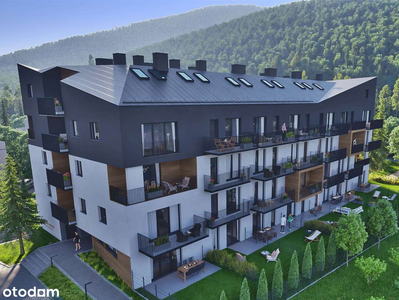 Szczyrk – nowe mieszkanie z dużym balkonem, stan deweloperski - Pełny obrazek: 5/12