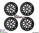 Jante Audi VW 17 R17 Black A3 A4 A5 A6 5x112 anvelope vara/iarna - 5