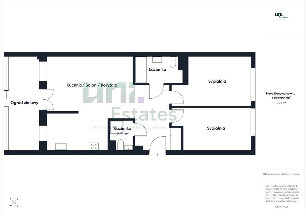 Apartament z ogródkiem l Skorosze l 74,9m² l Garaż - Pełny obrazek: 2/20