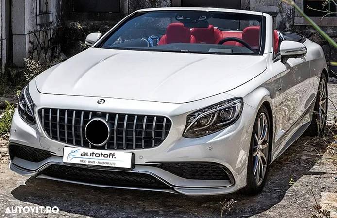 Grila Mercedes S63 S65 S-Coupe C217 Cabrio A217 (15-17) AMG GT - 7
