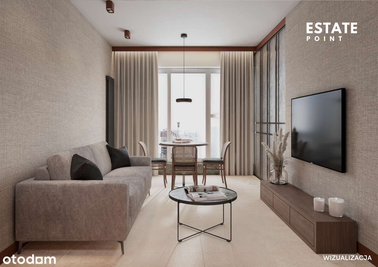 Rzeka za oknem i wnętrze z charakterem | Gotowe do wprowadzenia QUORUM-8