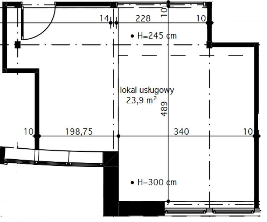 Lokal użytkowy na parterze przy dyskoncie -Pogodno