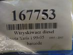 TOYOTA YARIS 1.4 WTRYSKIWACZ DIESEL 0445110085 - 4