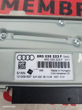 Amplificator statie audio cod 8R0 035 223 F boxa boxe stanga dreapta fata spate Audi A4 B8 A5 Q5 Q7 - 3