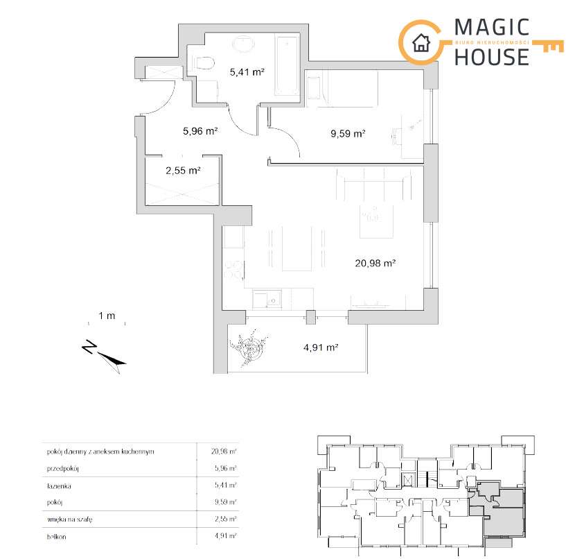 Mieszkanie 2pokojowe Rumia ul. Jęczmienna! - Pełny obrazek: 1/8