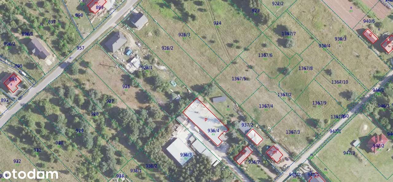 6 działek bud. po 1000mkw. każda w miejsc. URAZ gm. Oborniki Śląskie-6