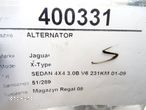 ALTERNATOR JAGUAR X-TYPE I (X400) 2001 - 2009 3.0 V6 Napęd na wszystkie koła 172 kW [234 KM] - 5