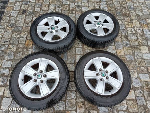 Felgi Aluminiowe 15" ET50 Skoda Octavia 2 Superb Yeti 5x112 VW Golf Audi Seat Leon 1Z0601025S - 1