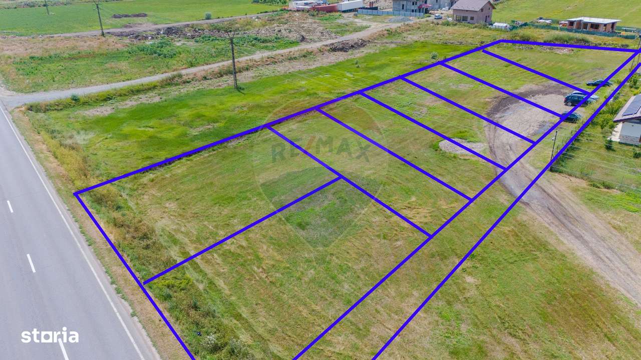 Teren Intravilan de Vânzare 4,000mp Deschidere la DN24 intrare Vaslui - Imagine principală: 4/6