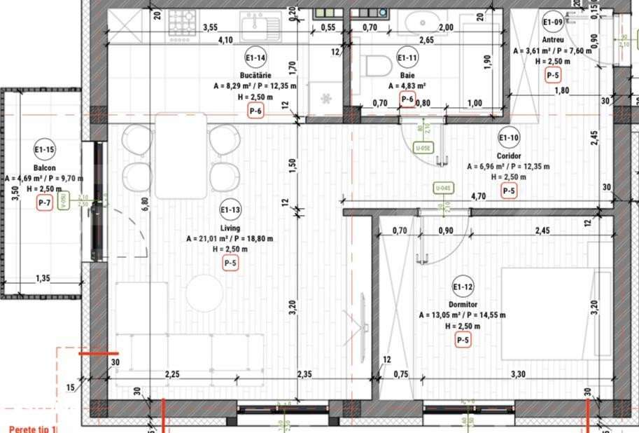 Apartament 2 camere, decomandat, 59 mp, Mosnita Noua - Urseni - Imagine principală: 3/10