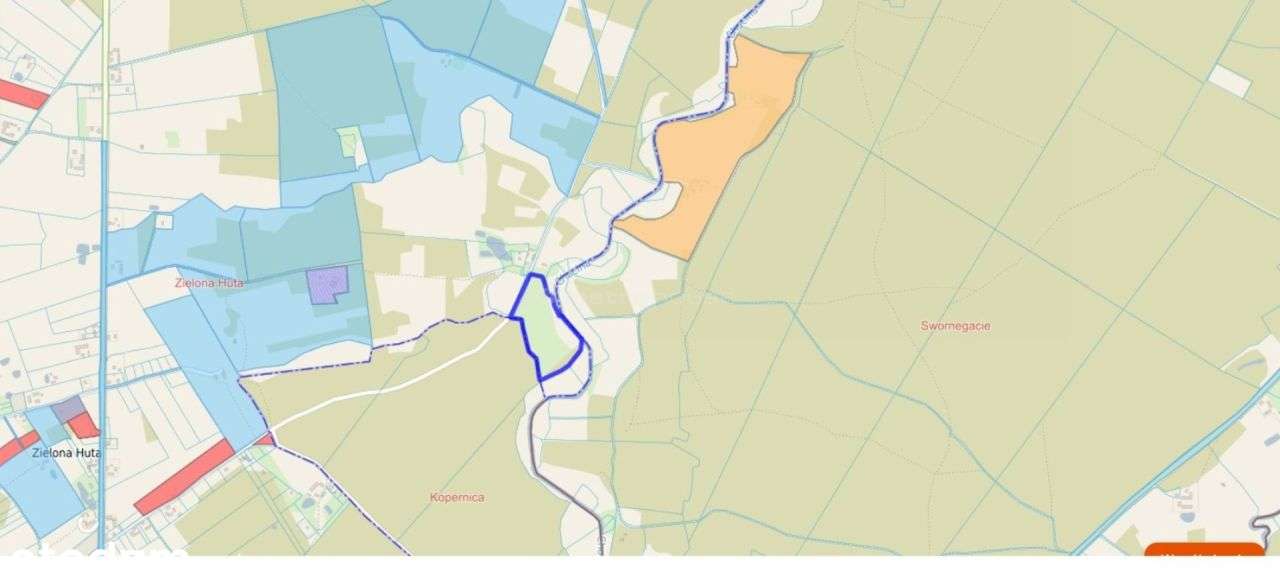 Działka siedliskowa z linią brzegową, przy lesie-17