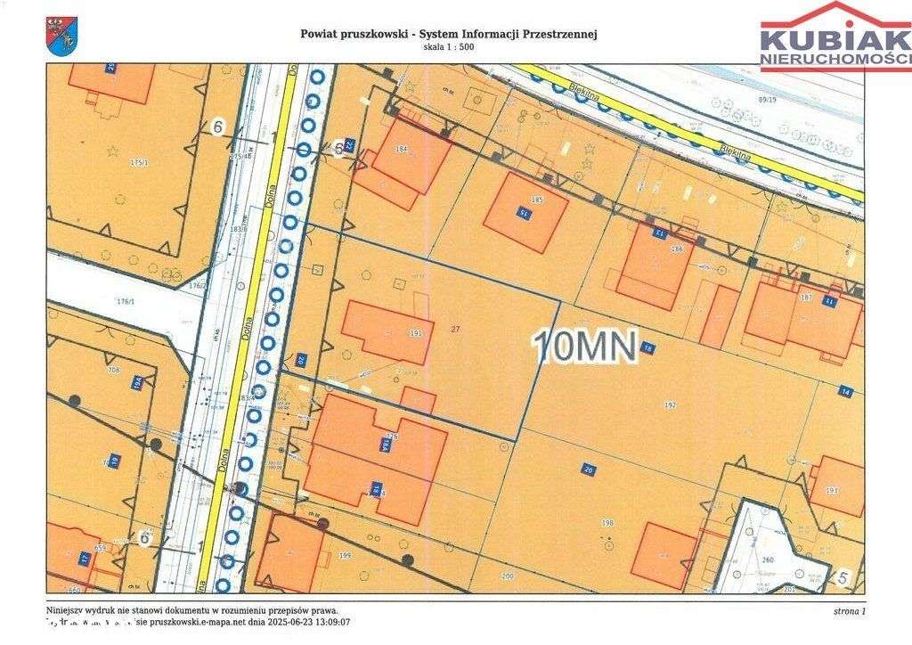 Działka inwestycyjna z możliwością podziału !!!-0
