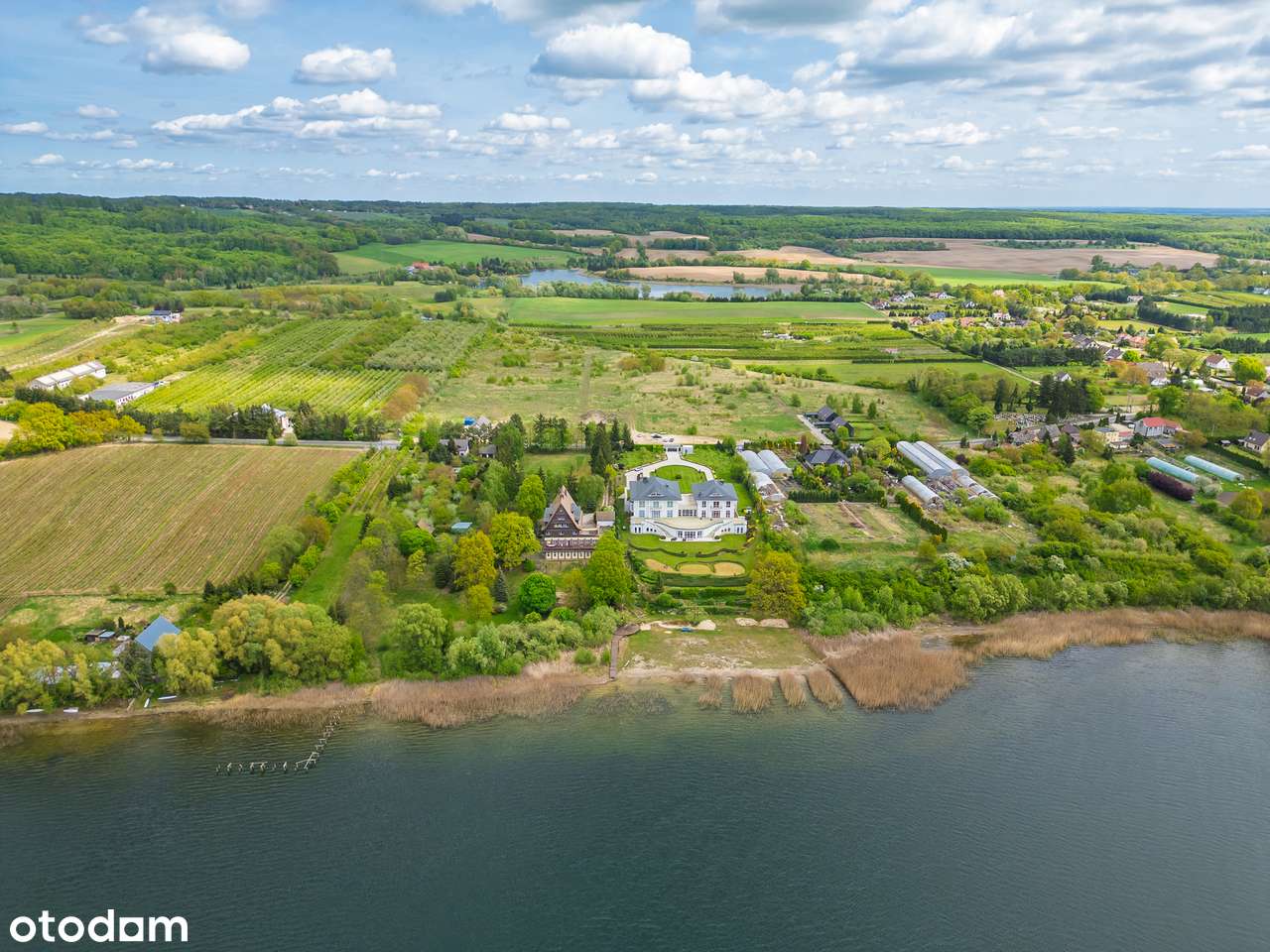 Działka budowlana z domem nad  jeziorem Binowskim k/Szczecina-19