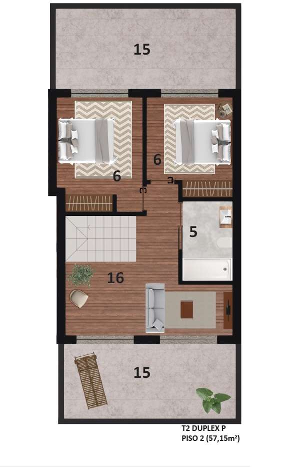 T2 Duplex, Avenida da Europa-9