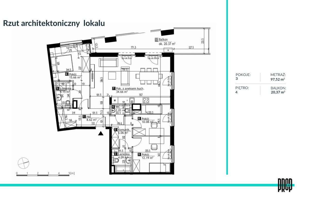 Bemowo, 97m2, Metro, Balkon ponad 20m2-10