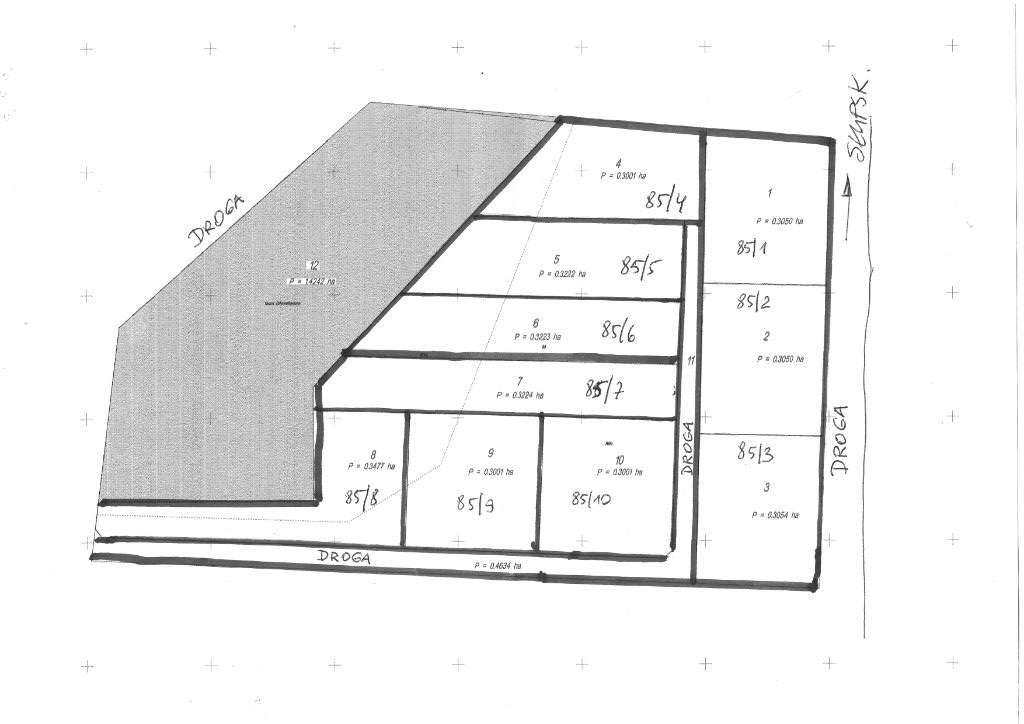 Słupsk - Runowo Sł. . Rolna 3050 m2. Morze .Okazja-2